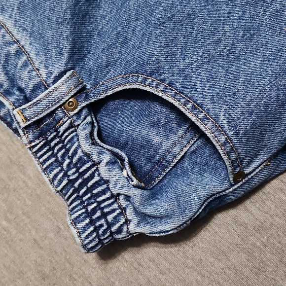 Vintage L.L. Bean High Rise Baggy Relaxed Tapered Leg Elastic Waist "Mom" Jeans - Picture 9 of 11